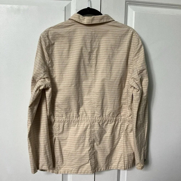 Fossil Stripe Pink Cotton Stripe Blazer Womens  Small - Picture 3 of 5